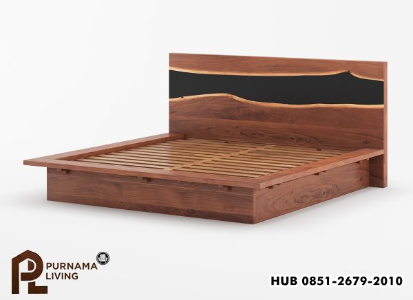 0419069_morada-acacia-wood-epoxy-modern-platform-bed-frame Difan Platform Modern Kayu Akasia Morada