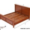 Difan Platform Kayu Mahoni Solid Kristoff