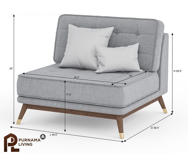 Sofa L Shape Seksi Model Fairfax