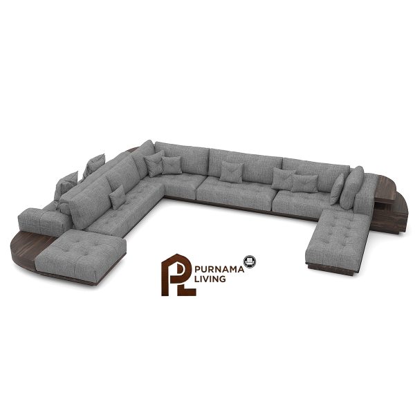 Sofa Seksi Modular Berbentuk U Shape Romoland