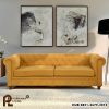 Sofa Chesterfield 3 Dudukan Warna Mustard Gold