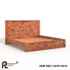 0428252_bow-modern-weave-pattern-solid-wood-platform-bed-frame Difan Modern Kayu Jati Solid Model Anyaman