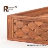 0428254_bow-modern-weave-pattern-solid-wood-platform-bed-frame Difan Modern Kayu Jati Solid Model Anyaman