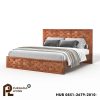 0428256_bow-modern-weave-pattern-solid-wood-platform-bed-frame Difan Modern Kayu Jati Solid Model Anyaman