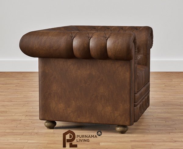 Sofa Minimalis Gaya Chesterfield Farnham