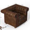 Sofa Minimalis Gaya Chesterfield Farnham