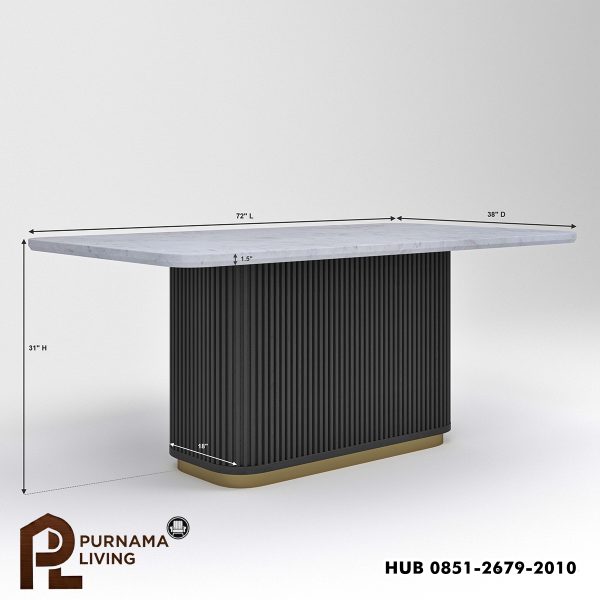 0432697_perris-modern-black-7-piece-dining-room-set Set Meja Makan Perris Modern Hitam 7 Kursi