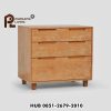 Lemari Laci 3 Laci Minimalis Jati Solid