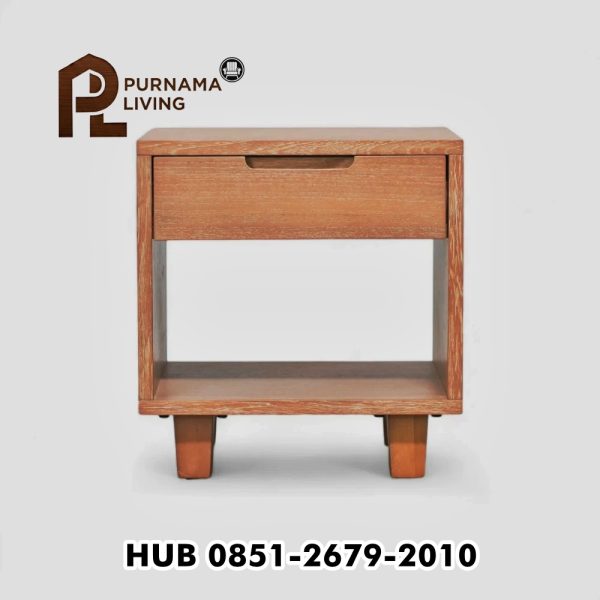 Meja Samping 1 Laci Minimalis
