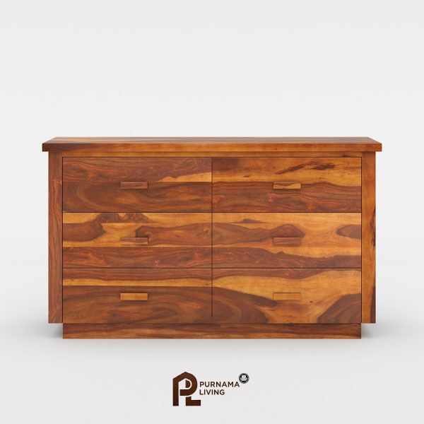 0393932_delaware-rustic-solid-wood-bedroom-6-drawer-double-dresser Lemari Laci Ganda 6 Laci Rustic Delaware