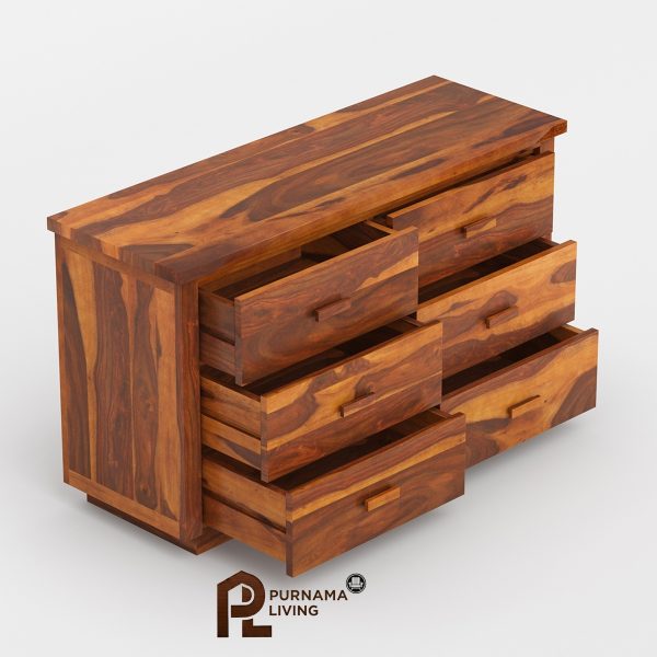 0393935_delaware-rustic-solid-wood-bedroom-6-drawer-double-dresser Lemari Laci Ganda 6 Laci Rustic Delaware