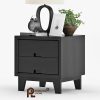 Meja Nakas 2 Laci Mocha Modern Simplicity