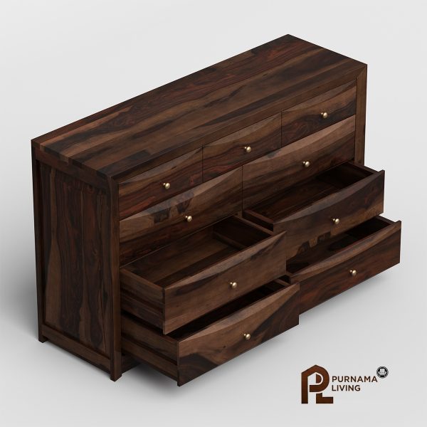 0394382_modern-pioneer-solid-wood-bedroom-dresser-chest-with-9-drawers Lemari Pakaian Tinggi Kamar Tidur Modern Pioneer