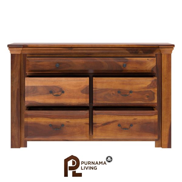 0400761_simply-tudor-rustic-solid-wood-bedroom-dresser-with-5-drawers Lemari Pakaian Kamar Tidur Bergaya Rustic Simply Tudor