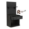0404006_estherville-modern-charcoal-grey-wooden-bookcase-nightstand Meja Nakas/Rak Buku Abu-abu Gelap Modern Estherville
