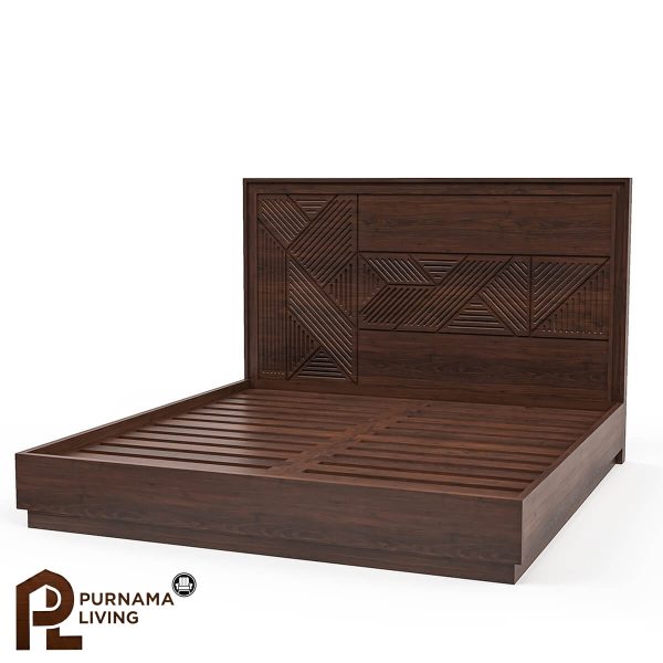 Rangka Ranjang Platform Madsen Ukuran Queen