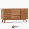 Bufet Samping Gaya Mid Century Modern Gaya Hackney