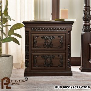 Nakas Tradisional 2 Laci Model Lindenhurst