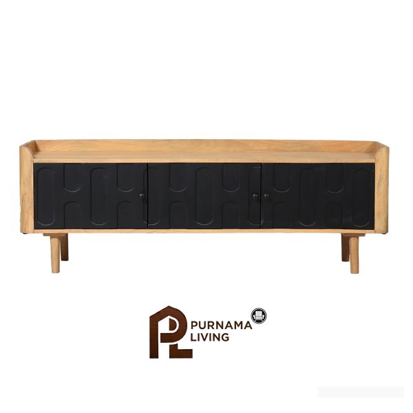0412095_prattville-vintage-mid-century-farmhouse-2-tone-media-console Kabinet Konsol Media Bergaya Mid-Century Modern Prattville