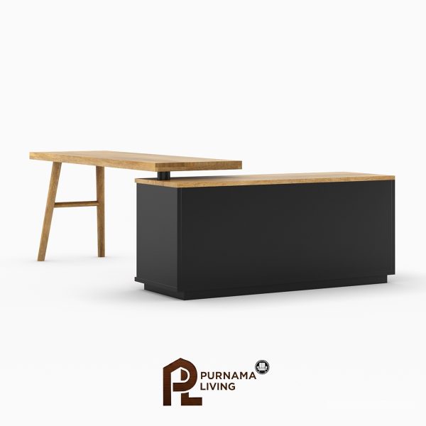 0412111_mendoza-farmhouse-solid-wood-home-office-furniture-set Set Furnitur Kantor Mendoza Gaya Rumah pertanian