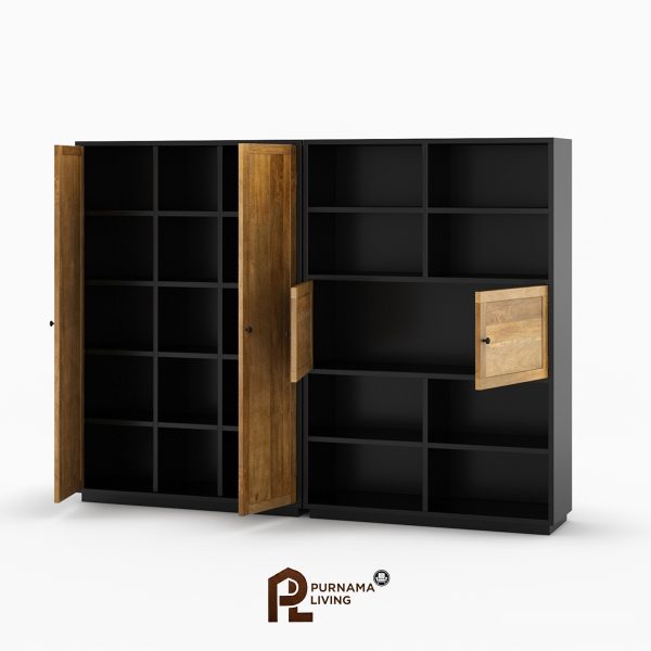 0412113_mendoza-farmhouse-solid-wood-home-office-furniture-set Set Furnitur Kantor Mendoza Gaya Rumah pertanian
