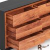0416552_paradise-modern-rustic-solid-wood-6-drawer-dresser Lemari Laci Kayu Solid Modern Rustic Paradise