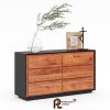 0416676_paradise-modern-rustic-solid-wood-6-drawer-dresser Lemari Laci Kayu Solid Modern Rustic Paradise