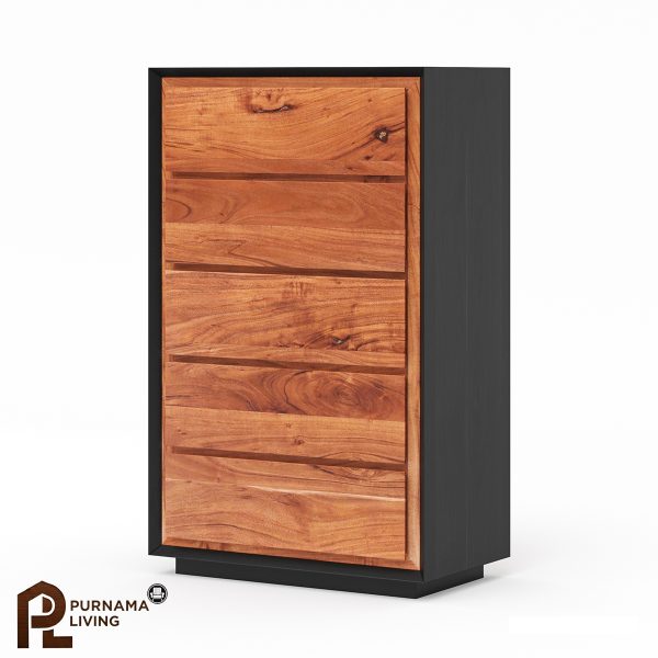 Lemari Pakaian Kamar Tidur Bergaya Modern Rustic Paradise