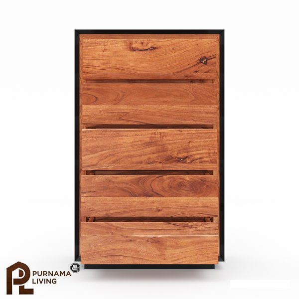 Lemari Pakaian Kamar Tidur Bergaya Modern Rustic Paradise