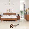 Nakas 2 Laci Model Hackney Gaya Mid-Century Modern