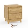 0422963_darwen-rustic-teak-wood-2-drawer-bedroom-nightstand Nakas 2 Laci Model Darwen Minimalis