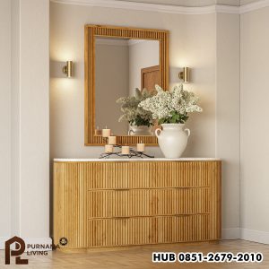 Lemari Pakaian Cargo Melengkung Minimalis