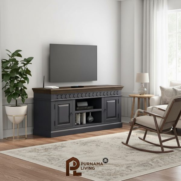 Konsol Media TV Anamosa dengan Kabinet